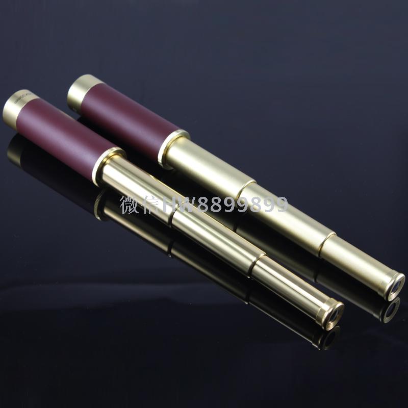 25x30海盗镜 金属拉伸便携单筒望远镜 儿童复古加勒比海盗镜图