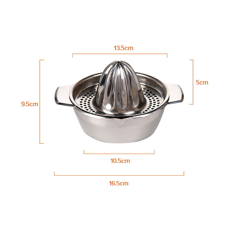 Stainless steel juicer, stainless steel manual small juicer, lemon and orange juicer, kitchen small tools Application Scenario