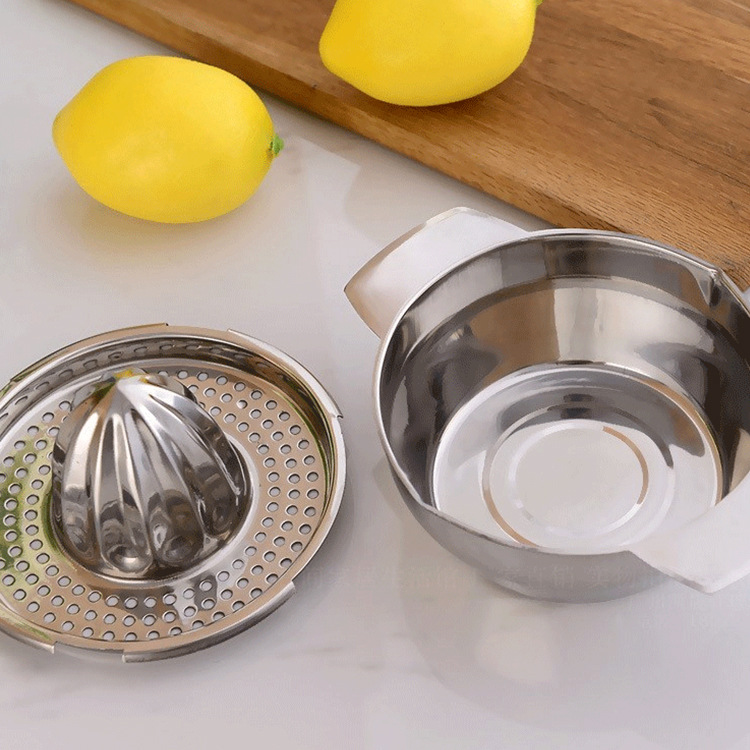 Stainless steel juicer, stainless steel manual small juicer, lemon and orange juicer, kitchen small tools details Picture