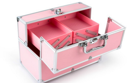 厂家批发 零售现货1232化妆箱 专业 三层 美容箱 铝箱 美甲细节图