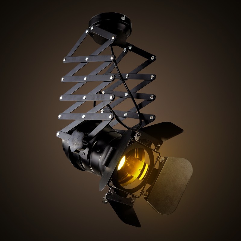 American retro COB spotlight LED industrial wind clothing store exhibition hall spotlights track lights ceiling lights