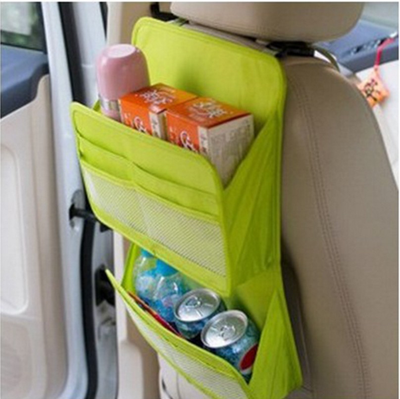 车用杂物收纳袋 汽车后座置物袋 车内用品收纳挂袋