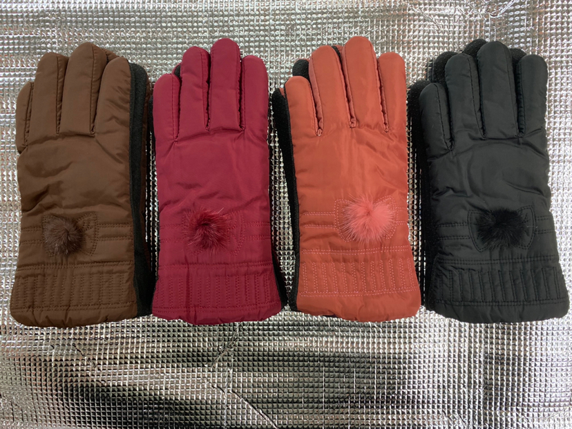 Winter waterproof down cloth gloves lovely thick ladies gloves warm gloves