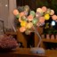 Cotton ball tree lamp creative web celebrity tremolo lamp ins colorful lamp