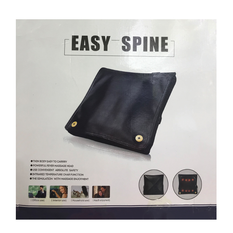 Multi-functional car home lumbar and back massage cushion, lumbar traction device, lumbar massager