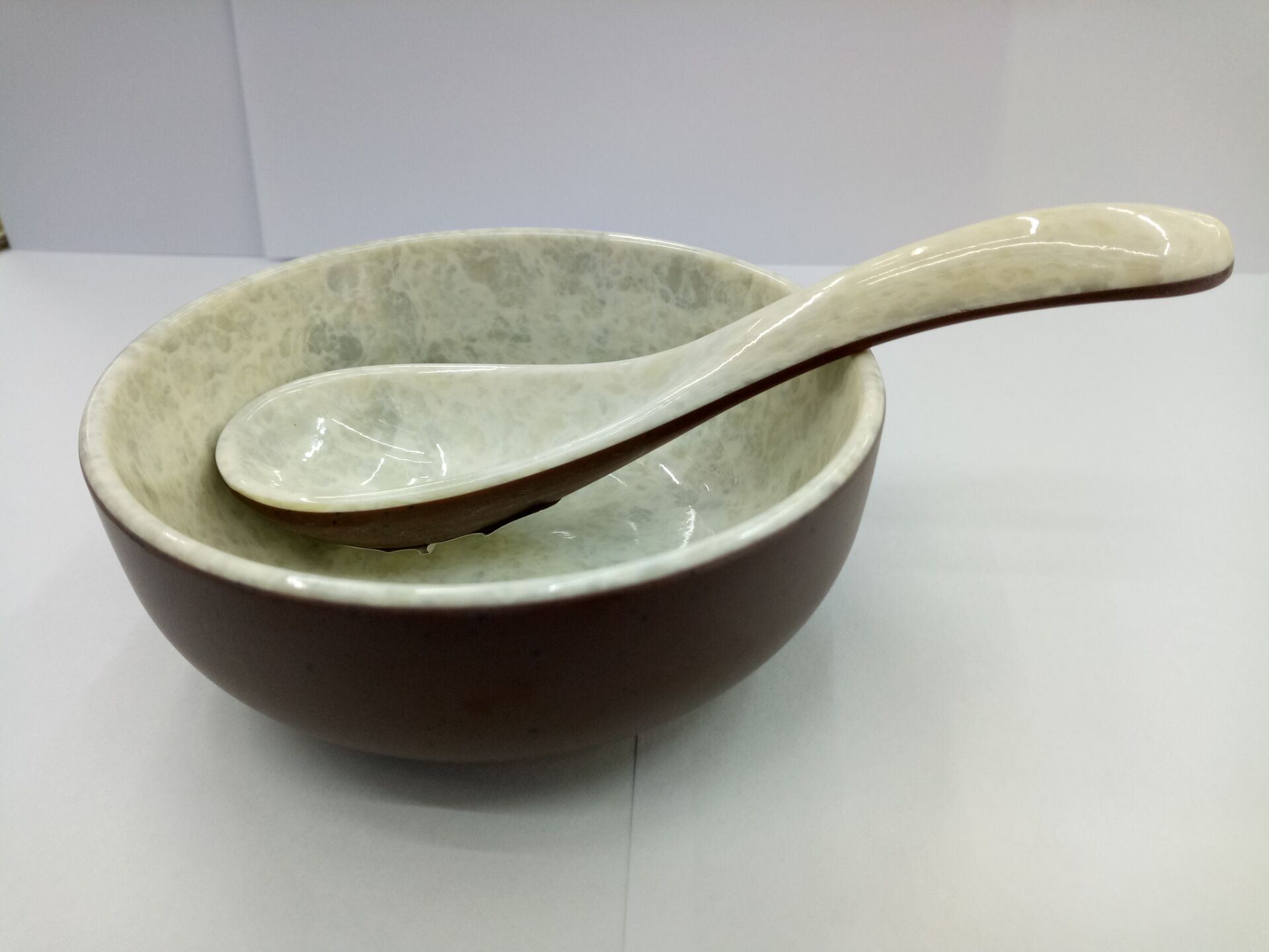 Miamine A5 table spoon scrub two color SSZH-5
