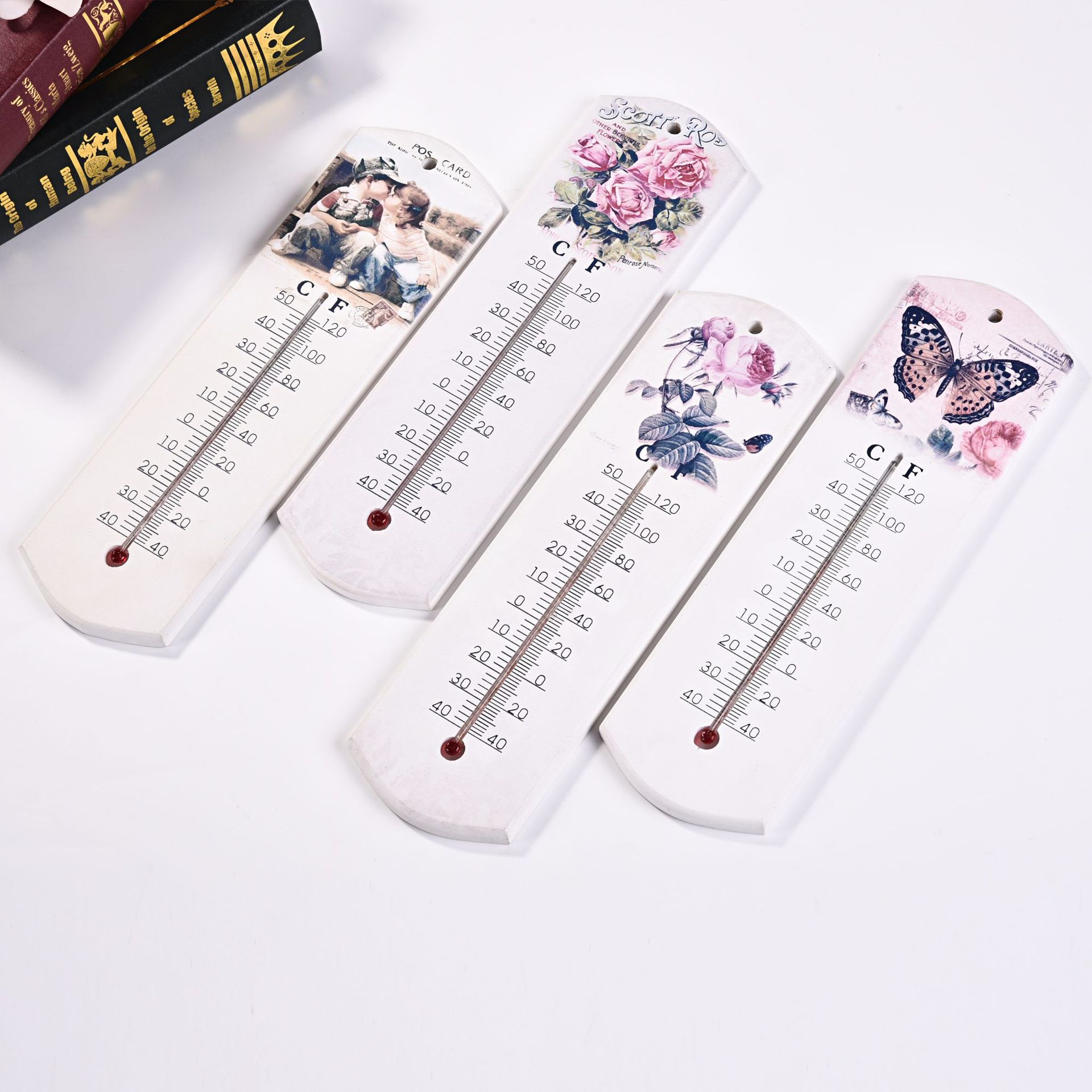 Specializing in the production of printed and patterned thermometers, digital thermometers, and wooden thermometers