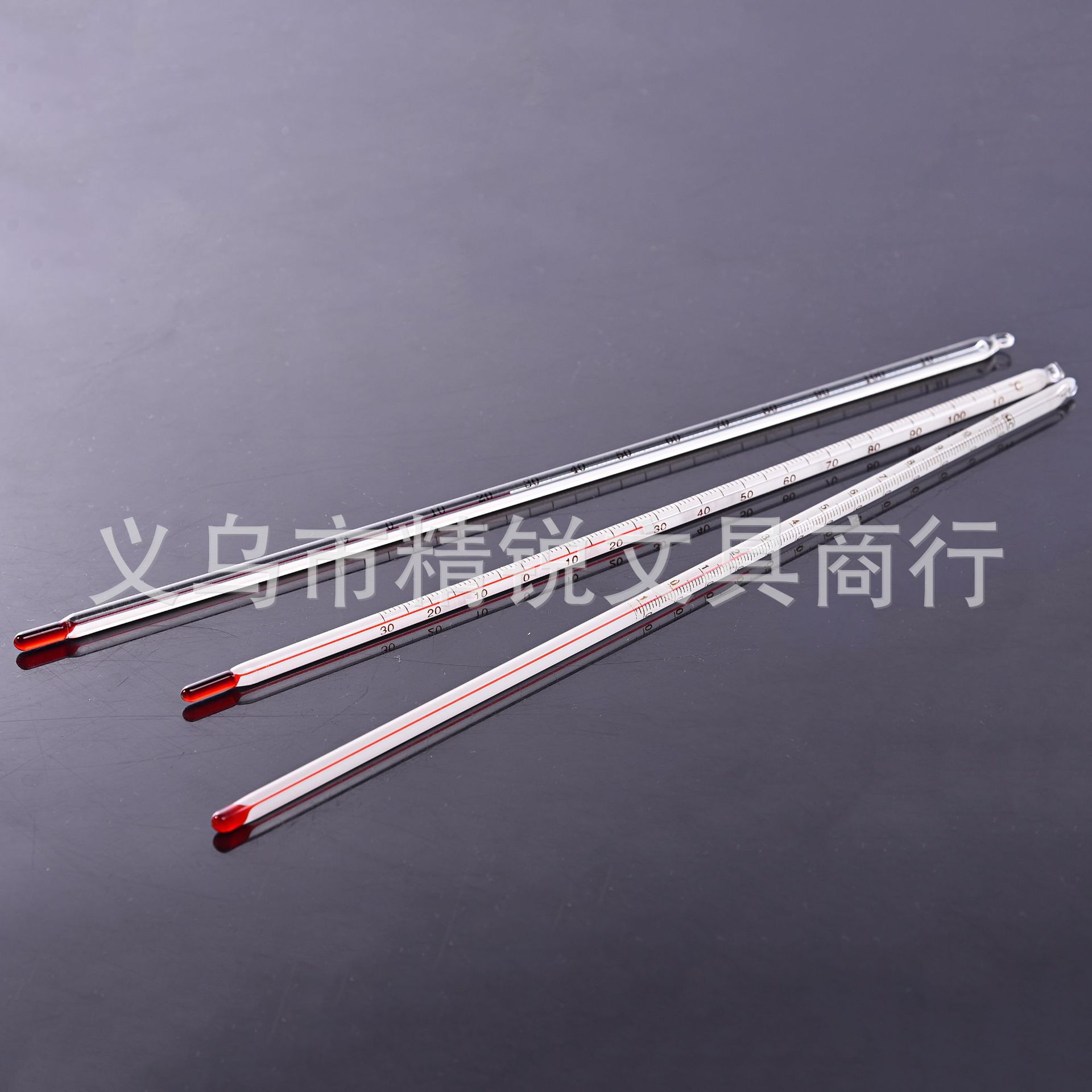 玻璃棒式温度计玻璃温度计-10-110方管子玻璃棒温度计