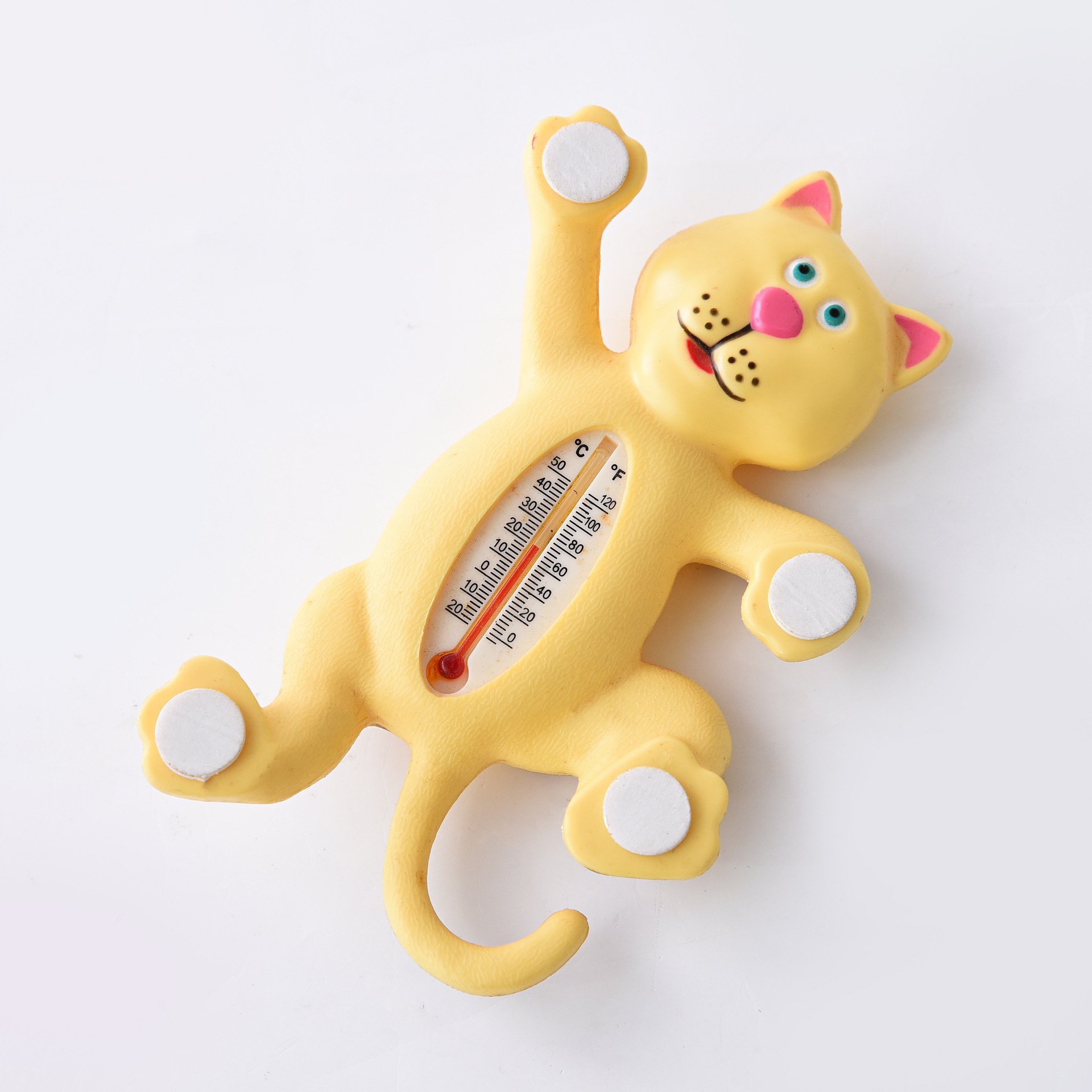 New cartoon animal thermometer, plastic thermometer, suitable for both indoor and outdoor use, Little Tiger home, high-precision baby room thermometer Specification image