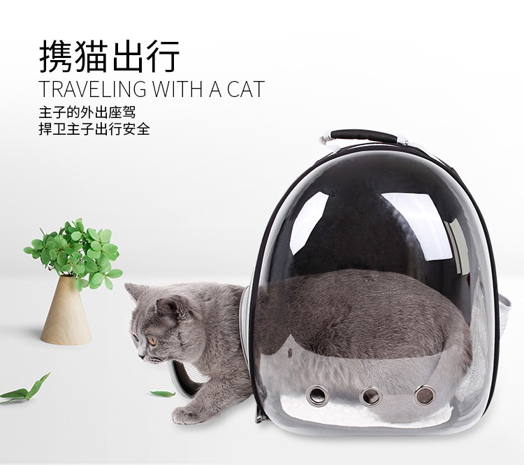 猫包全景透明宠物包外出便携猫咪双肩包太空舱旅行包狗狗外出用品