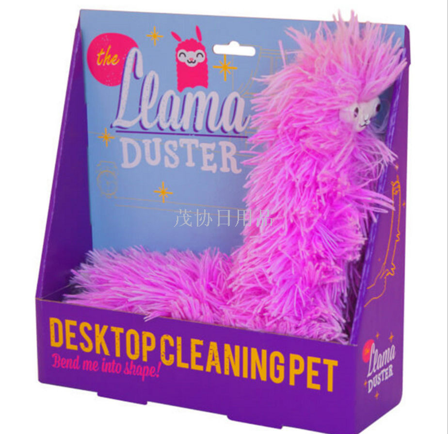 Lazy person microfiber duster Household feather duster can be bent and retractable to clean duster mud horse