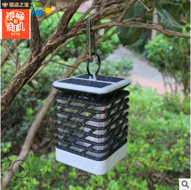 Solar candles outdoor garden decorative European hanging lights outdoor landscape lights waterproof LED umbrella lights courtyard lights details Picture