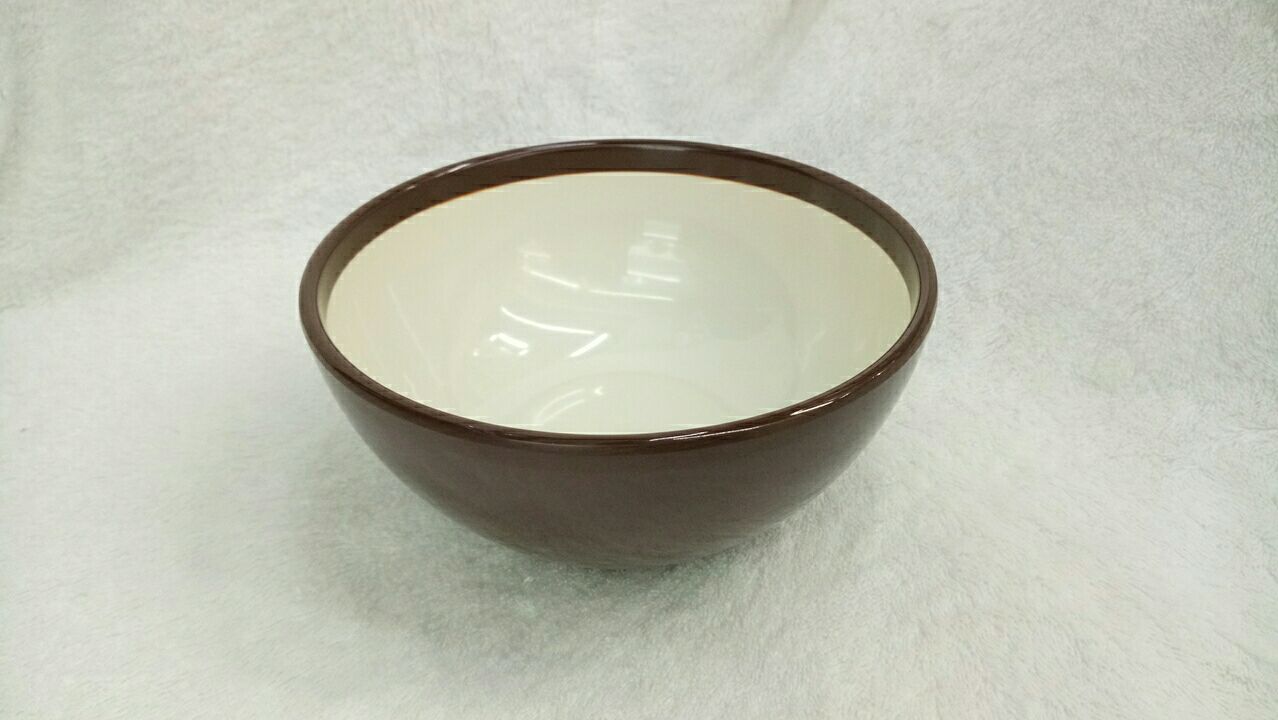 100% miamine double color bowl SS5765 with 8 sides thumbnail