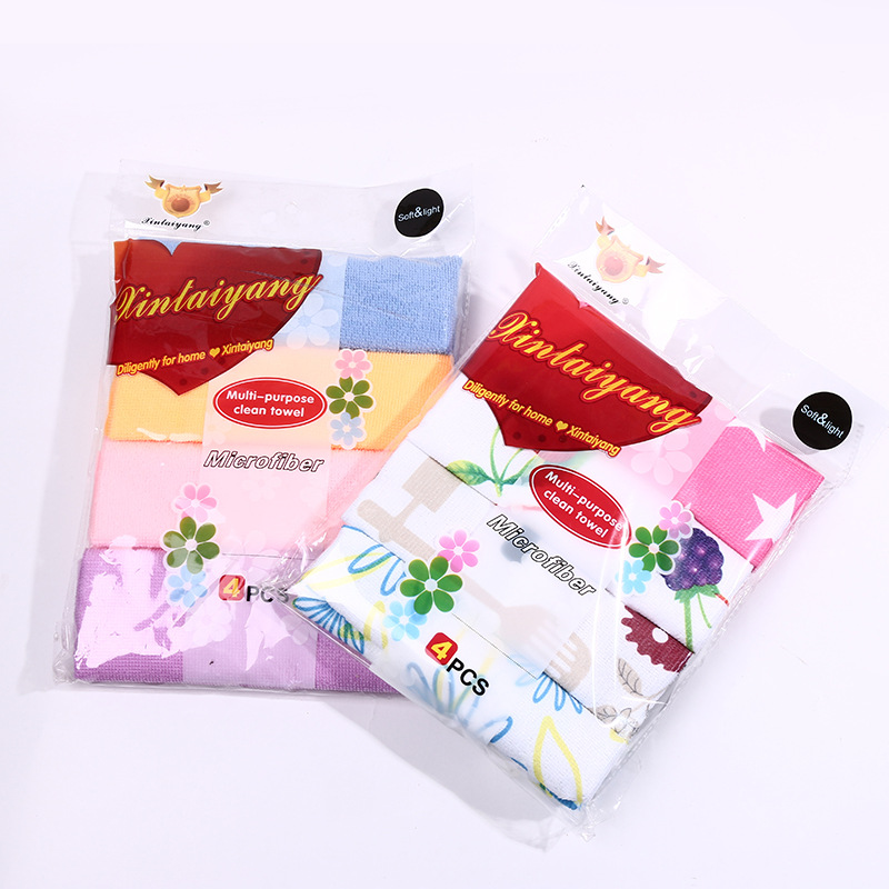 Towel household bibulous oil dishcloth wash hands small towel wipe tablecloth dishwashing products wholesale cheap