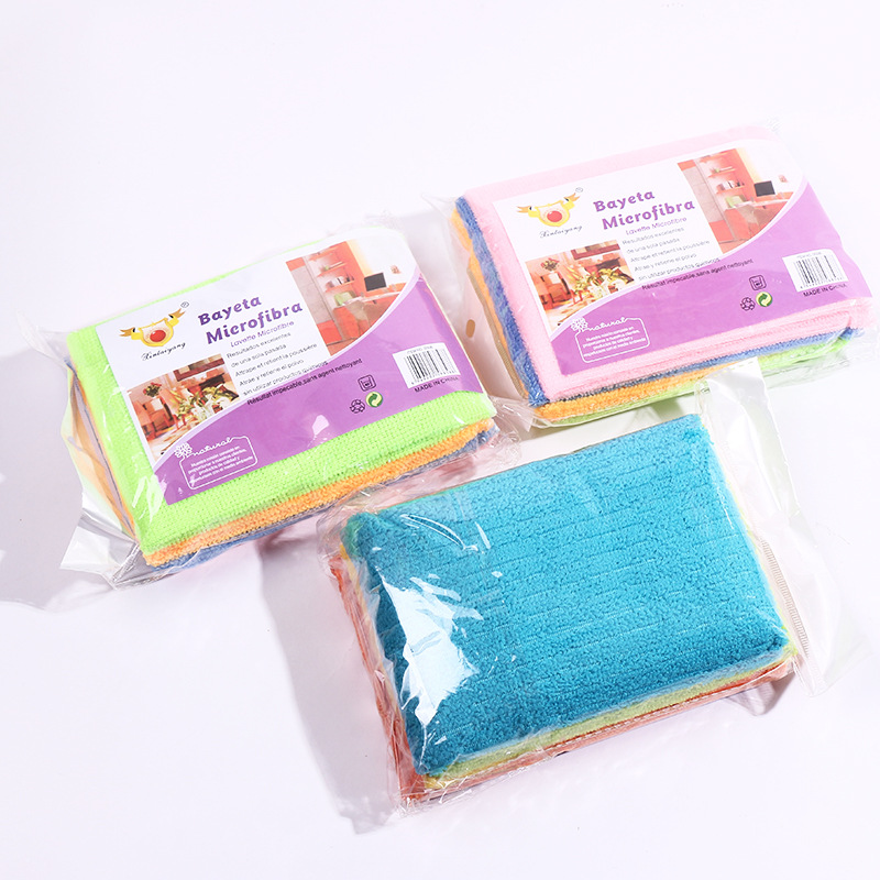 Oil free dish cloth wipe table cloth kitchen supplies hair free hand towel absorbent towel wholesale Application Scenario