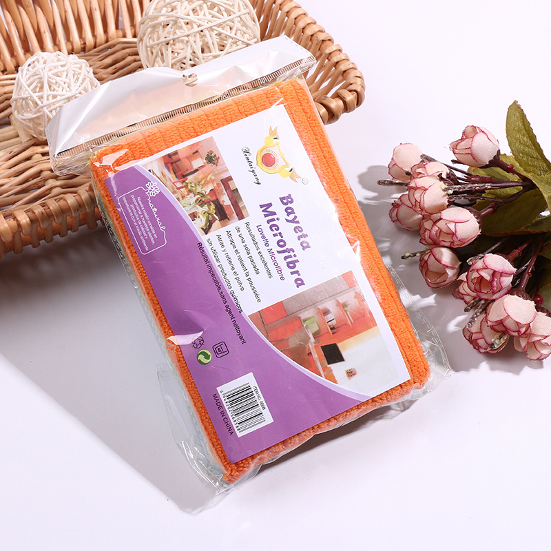 Oil free dish cloth wipe table cloth kitchen supplies hair free hand towel absorbent towel wholesale details Picture