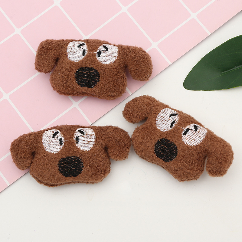 Doll head pug dog cartoon stuffed animal head toy head baby shoes hat socks stationery accessories clothing accessories thumbnail