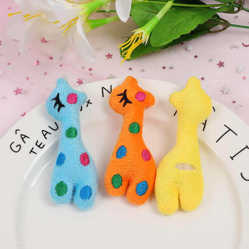 Children's Hair Accessories Diy Handmade Materials Cloth Cartoon Animal Cloth Flower Giraffe Clothing Accessories Specification drawing