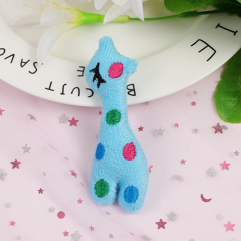 Children's Hair Accessories Diy Handmade Materials Cloth Cartoon Animal Cloth Flower Giraffe Clothing Accessories Application Scenario