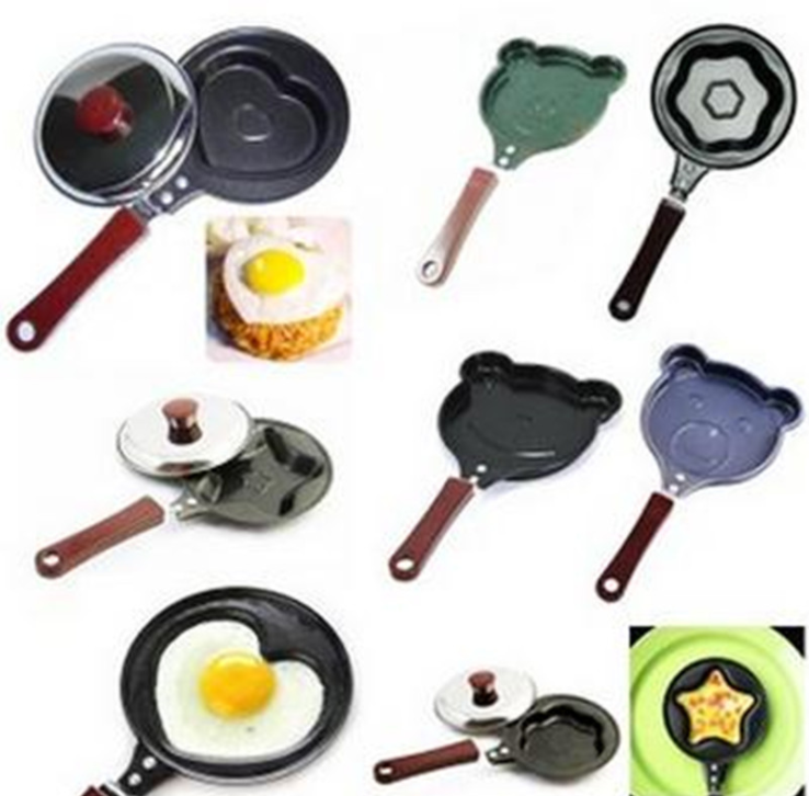 温馨早餐煎蛋锅卡通造型煎蛋器煎锅迷你煎饼锅创意爱心煎蛋锅