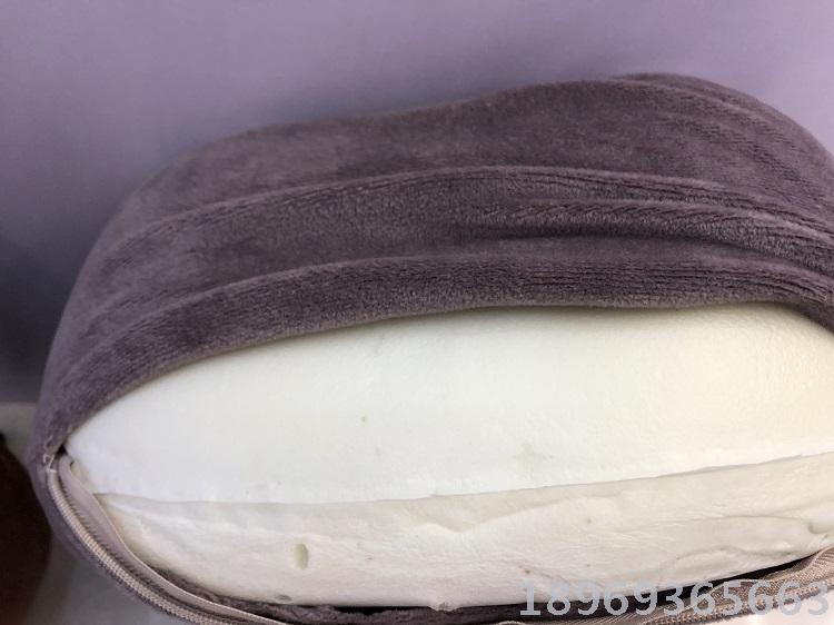 Memory foam Southeast Asian Malaysia Philippines solid color U-shaped slow-rebound neck comfortable gift pillow Application Scenario