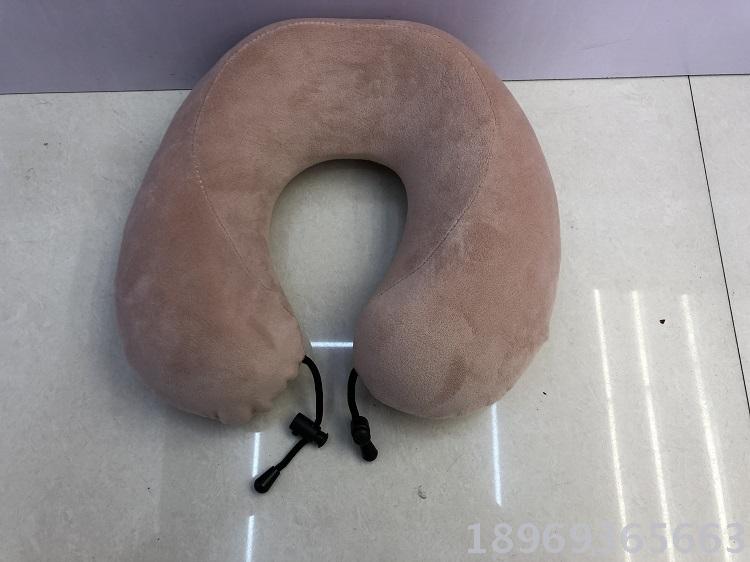 Memory foam Southeast Asian Malaysia Philippines solid color U-shaped slow-rebound neck comfortable gift pillow Specification image
