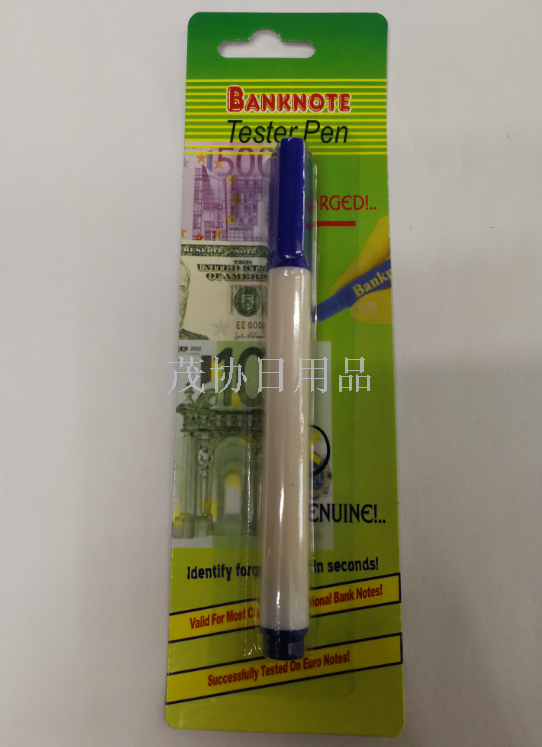 Small paper card packaging single head magical waterborne banknote inspection pen 2288 waterborne banknote inspection pen