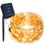 Solar copper wire lamp string 100LED Christmas yard Garden lawn holiday lights with outdoor Christmas lights