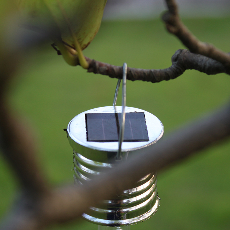 Solar-powered outdoor waterproof LED small chandelier light-controlled acrylic lawn garden patio lamp