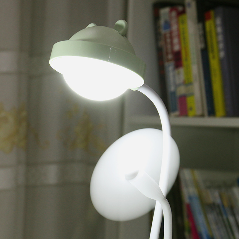 凌盼高亮度办公台灯 男女必备手机支架多功能led台灯产品图