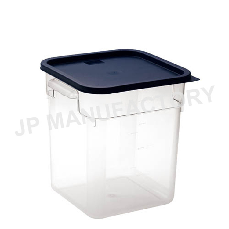 厂家直销四方形有刻度食物储物箱，收纳箱，后厨用品产品图