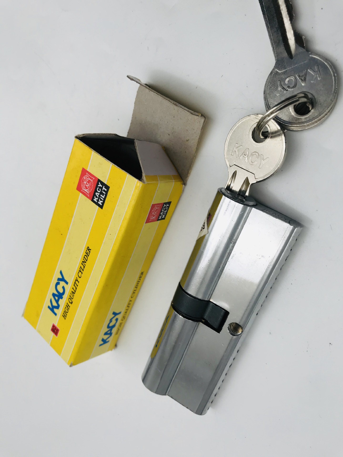 Shuzan 9cm zinc alloy cantilever window double lock core Golden Bridge quality solder wire electrode compatible lock accessories details Picture