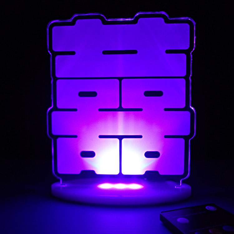 3D remote control night light Double happiness LED night light Gift home lighting bedside night light