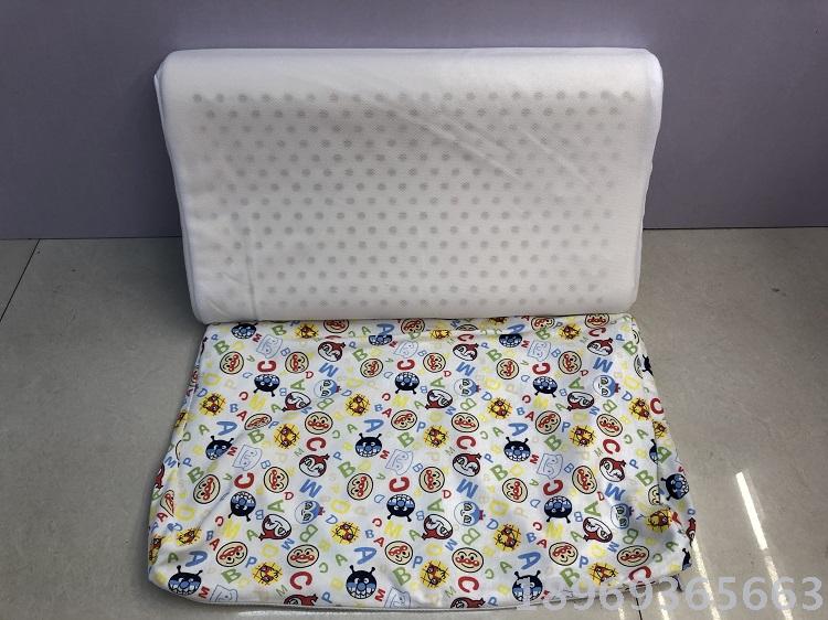 Children's latex retail, genuine odorless pure cotton fabric cover, breathable, 90% latex pillow for children over 5 years old Specification image