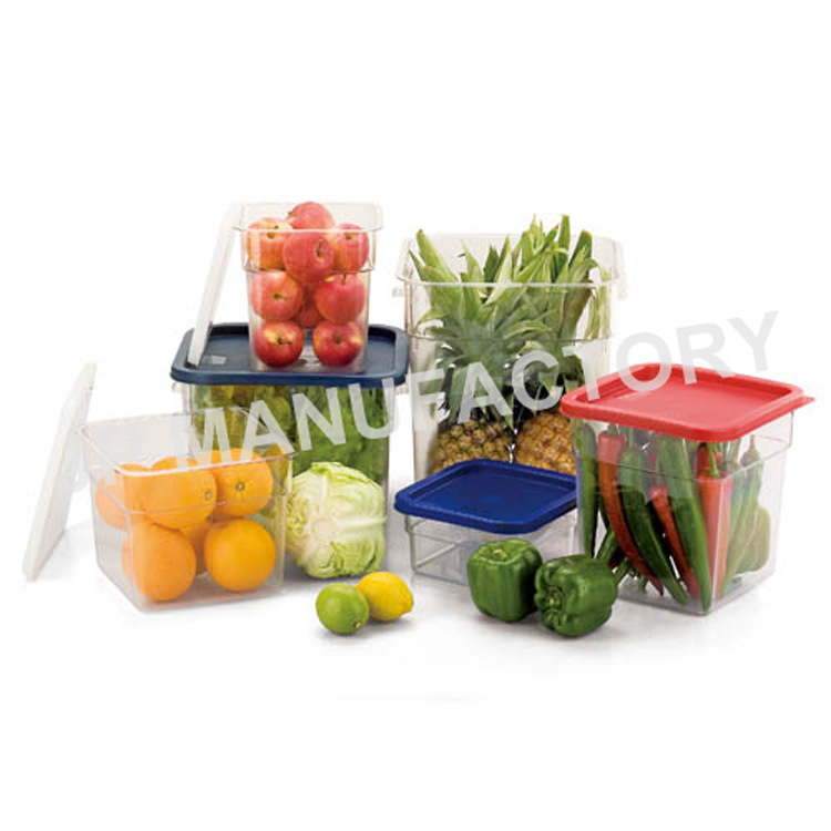 厂家直销四方形有刻度食物储物箱，收纳箱，后厨用品细节图