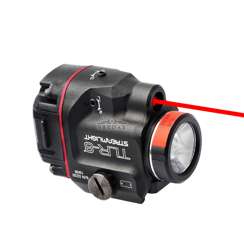 Negro rojo arena LED luz fuerte linterna infrarrojo rojo láser bajo vista Application Scenario