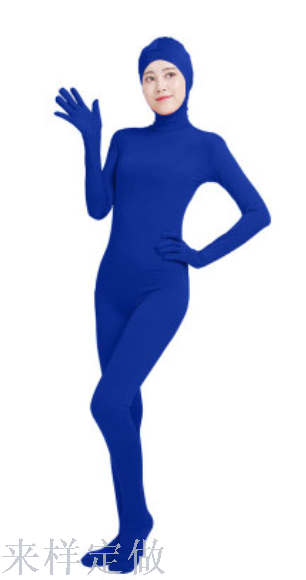 莱卡全包紧身衣 开脸 连体服 动漫Cos舞台演出服 亚马逊速卖通产品图