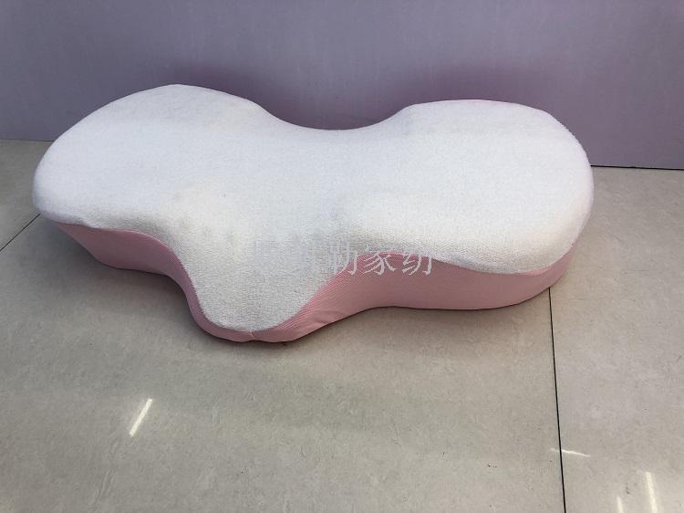 Memory pillow 3D neck protection pillow, memory foam anti-snoring slow rebound, Korean memory pillow sponge butterfly-shaped pillow details Picture