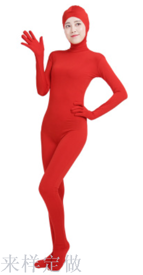 莱卡全包紧身衣 开脸 连体服 动漫Cos舞台演出服 亚马逊速卖通