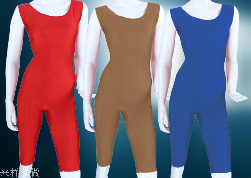 速卖通ebay货源莱卡氨纶性感连体塑身衣健身体操服摔跤服批发