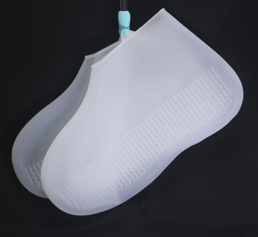 L码硅胶鞋套雨天加厚防滑耐磨底雨鞋套详情图2