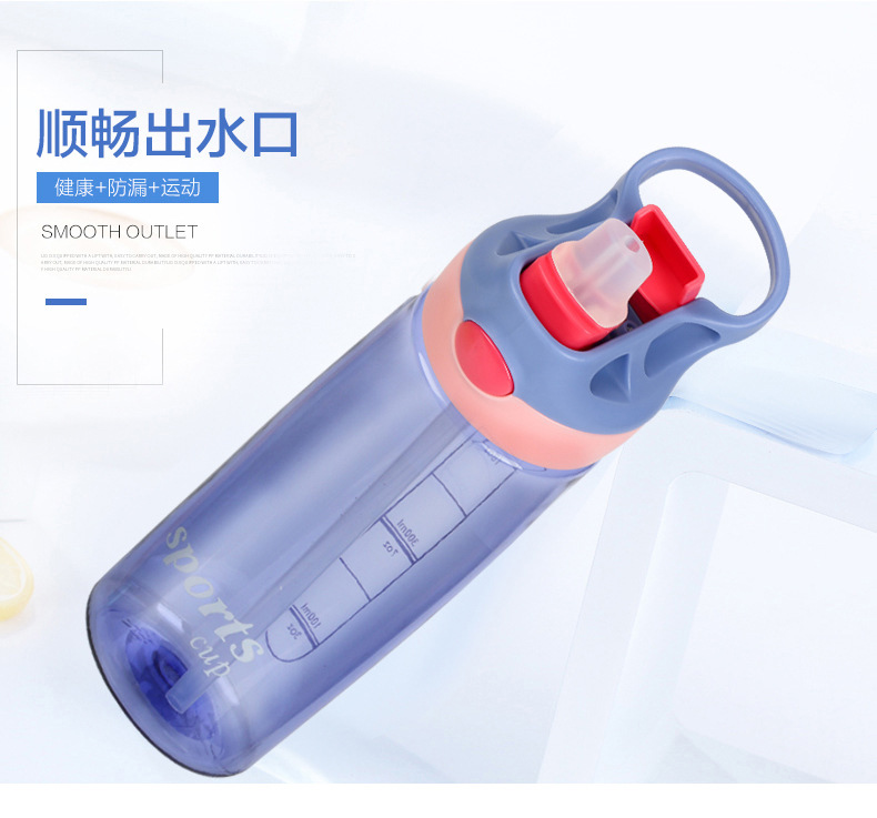 Manufacturer Direct Sales Portable Spring Suction Nozzle Plastic Space Cup 500Ml details Picture