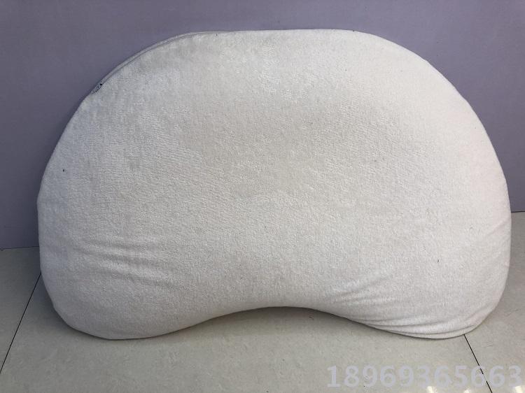 Maternity pillow, memory foam soft side sleeping cushion, maternity side sleeping pillow, crescent-shaped memory foam pillow details Picture