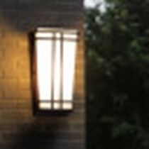 Outdoor wall lamp waterproof garden lamp modern simple strip outdoor trapezoidal villa courtyard front exterior wall