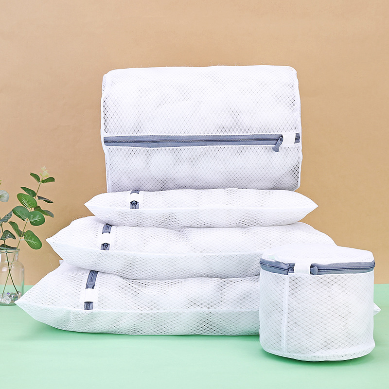 Factory direct sales of the new 5-piece set of diamond-shaped fabric laundry bags and protective washing bags, a perfect machine wash tool for preventing clothes from tangling details Picture