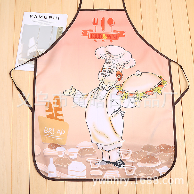 【LOVELY HOME】【 Chi Jia 】NEW KITCHEN COOKING APRON Sleeveless Tape-resistant apron Specification image