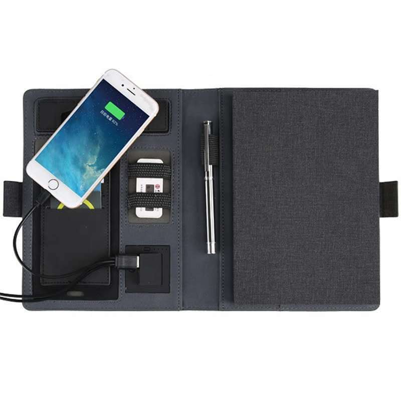 Wireless charging creative multi-functional notebook, customized mobile power bank, business gift box, notebook power bank, wholesale for foreign trade Application Scenario