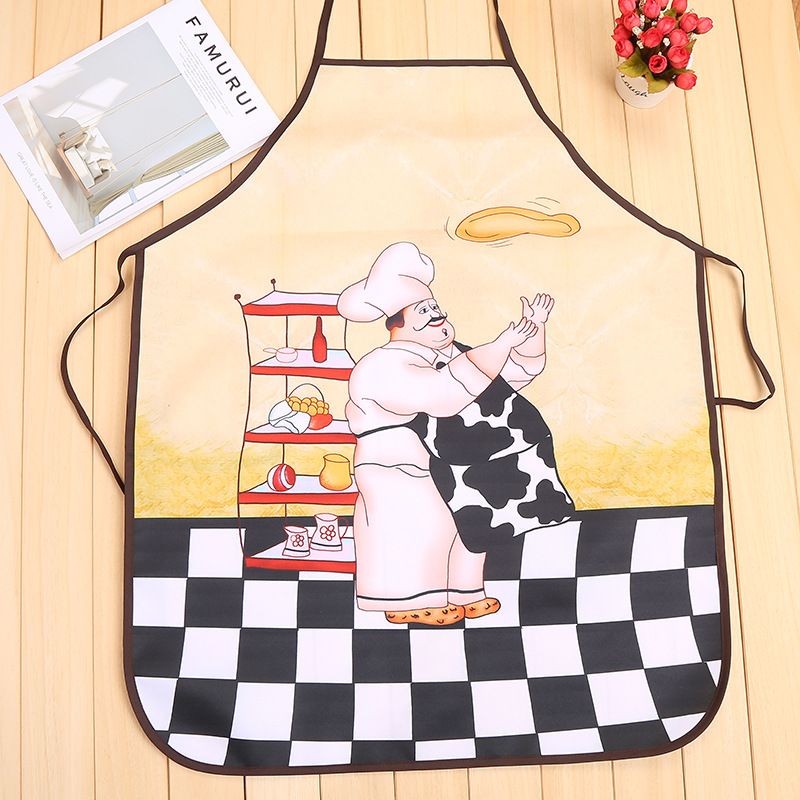 【LOVELY HOME】【 Chi Jia 】NEW KITCHEN COOKING APRON Sleeveless Tape-resistant apron details Picture
