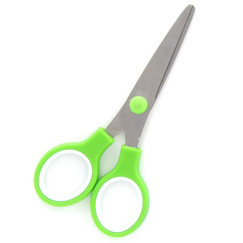 儿童双环剪刀 学生剪美工剪纸工具 幼儿不锈钢剪儿童手工DIY剪刀详情图4
