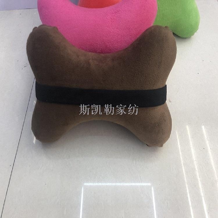 记忆枕 骨头枕靠脖子腰靠汽车用品旅游用品记忆海绵细节图